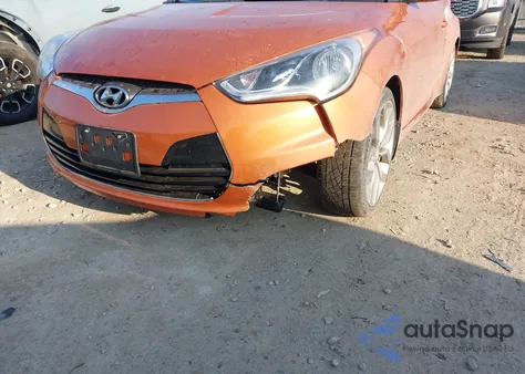 2012 Hyundai Veloster Base W/Black from USA, damaged, VIN KMHTC6AD2CU044065